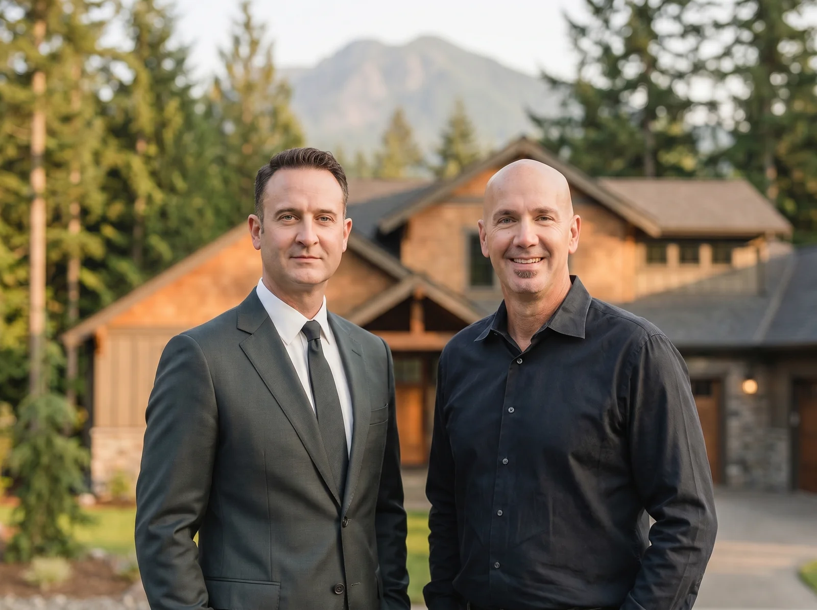Chris Anderson and Jason Shuler, owners of Northwest New Homes