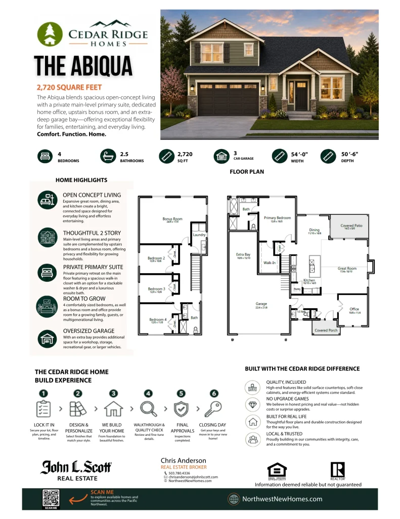 Abiqua floor plan