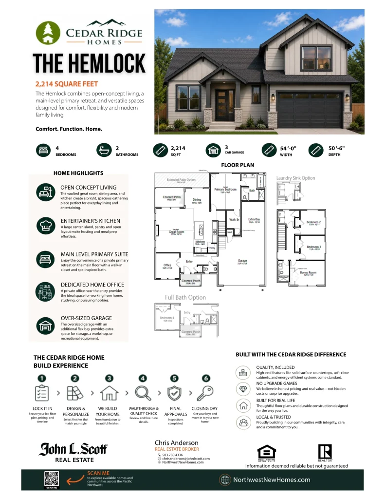 Hemlock floor plan