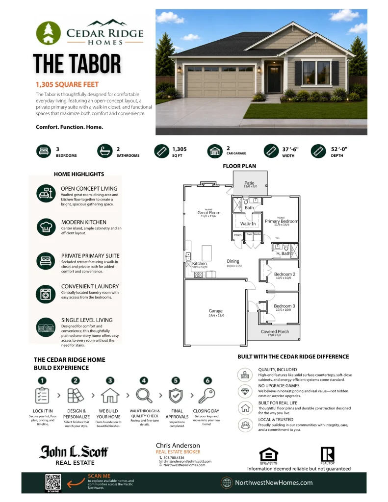 Tabor floor plan